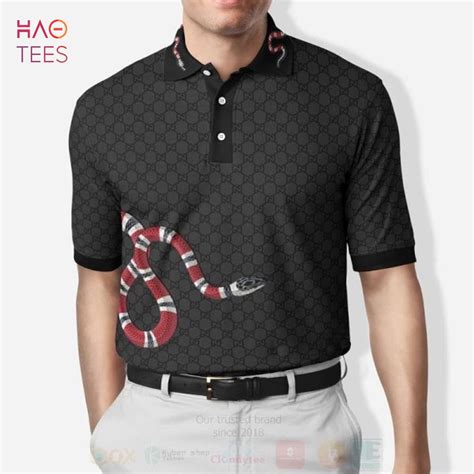 collared gucci shirt|gucci polo shirt snake.